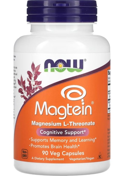 , Magtein®, Magnesium L-Threonate, 2,000 Mg, 90 Veg Caps