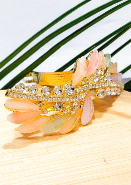 7 cm Lüks Renkli Parlak Taşlı Toka fiyatları