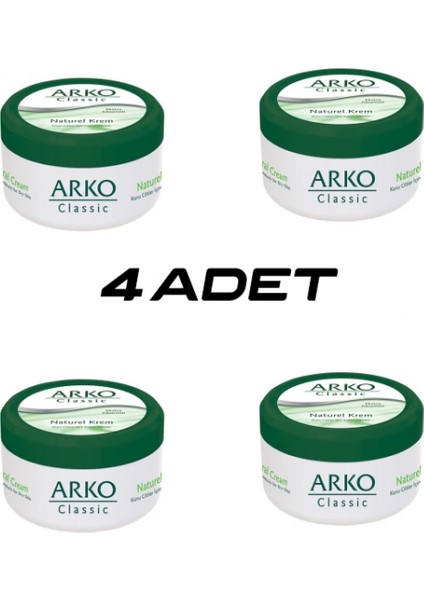 4 Adet Arko Classic Naturel El Kremi 150ML (4887) fiyatları
