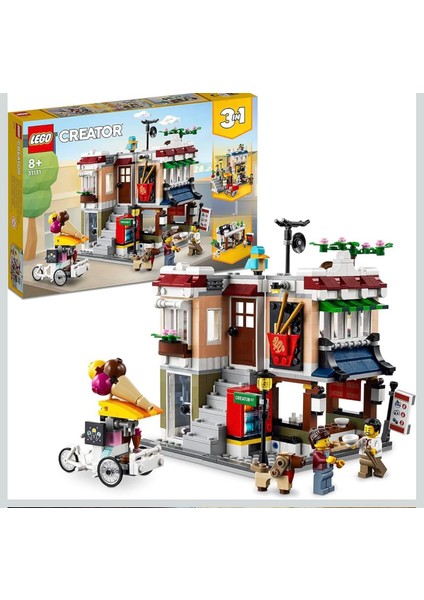 LEGO Creator 3’ü 1 Arada Şehir Merkezi Makarna Dükkanı 31131