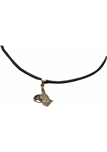 Turalı Kolye Antik Gümüş