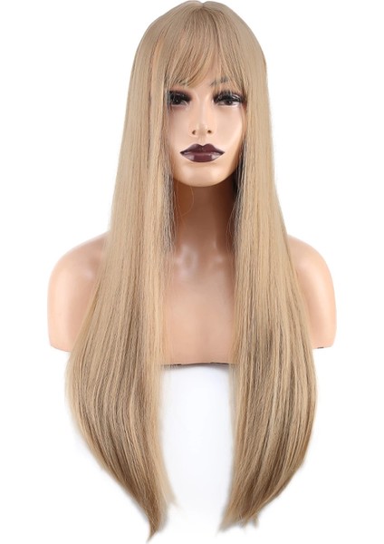 Düz Perçemli Uzun Fiber Sentetik Peruk - Balköpüğü fiyatları