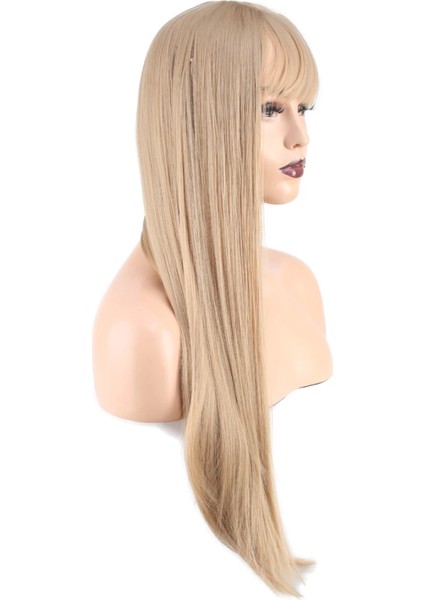 Düz Perçemli Uzun Fiber Sentetik Peruk - Balköpüğü modelleri