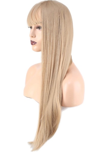 Düz Perçemli Uzun Fiber Sentetik Peruk - Balköpüğü fırsatları