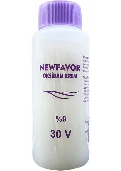 Oksidan Krem Saç Boya Sıvısı 9'luk 30 Volüme 60 ml