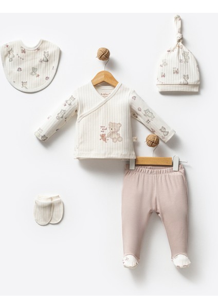 %100 Organik Pamuk You And Me Ayıcık 5 Parça Hastane Çıkış Seti fırsatları