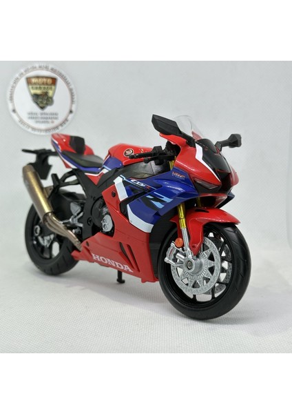 Honda CBR1000RR-R Fireblade 1:12(17CM) Kırmızı Diecast Metal Model Motosiklet– Honda Lisanslı