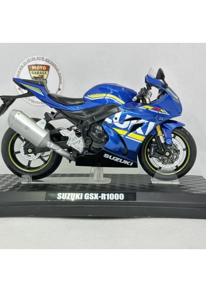 Suzuki GSX-R1000 Lacivert 1:12(17) Diecast Metal Stantlı Motosiklet Model – Suzuki Lisanslı fiyatları
