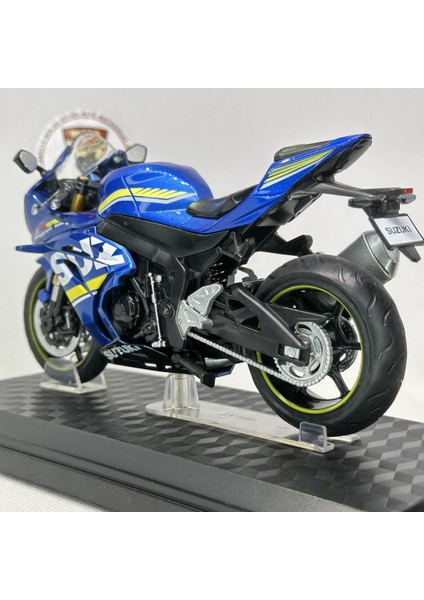 Suzuki GSX-R1000 Lacivert 1:12(17) Diecast Metal Stantlı Motosiklet Model – Suzuki Lisanslı fırsatları