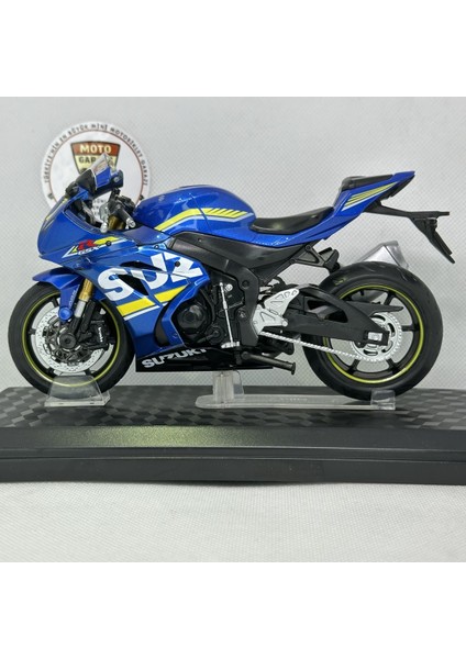 Suzuki GSX-R1000 Lacivert 1:12(17) Diecast Metal Stantlı Motosiklet Model – Suzuki Lisanslı indirimleri