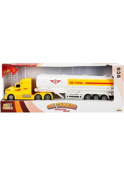 Sesli ve Işıklı Sürmeli Oyuncak Yakıt Tankeri Maxx Wheels 1:50 Araba fiyatları