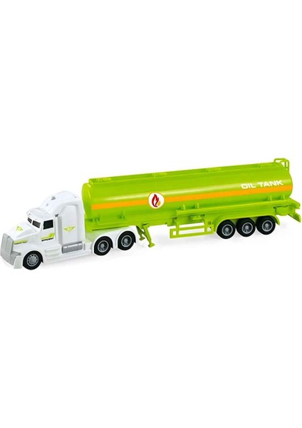 Sesli ve Işıklı Sürmeli Oyuncak Yakıt Tankeri Maxx Wheels 1:50 Araba modelleri