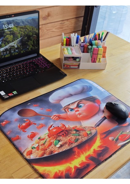 55X45 cm 3 Kızgın Şef Kaydırmaz Taban Speed Yüzey Oyuncu Mouse Pad Gaming Pad fiyatları