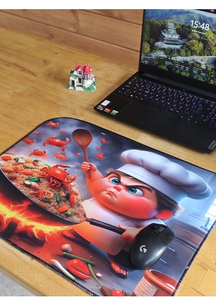 55X45 cm 3 Kızgın Şef Kaydırmaz Taban Speed Yüzey Oyuncu Mouse Pad Gaming Pad modelleri