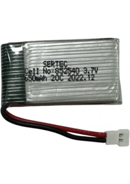 852540 / 3.7V - 650MAH - 20C Beyaz Soket