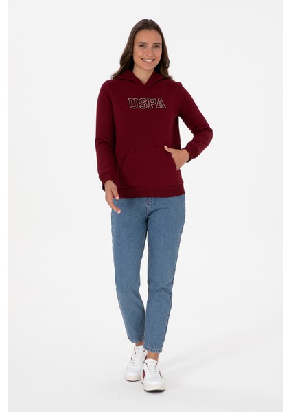 Kadın Bordo Sweatshirt 50313566-VR014 fırsatları