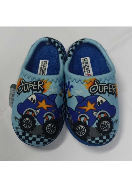 Erkek Çocuk Kışlık Rahat Taban Ev ve Bahçe Gondol Terlik – Yumuşacık, Sıcak ve Kaymaz!