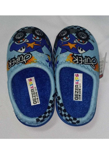Erkek Çocuk Kışlık Rahat Taban Ev ve Bahçe Gondol Terlik – Yumuşacık, Sıcak ve Kaymaz!