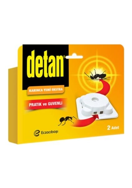 Eczacıbaşı Detan Karınca Yemi Pratik ve Güvenli (1 Kutuda 2 Adet)