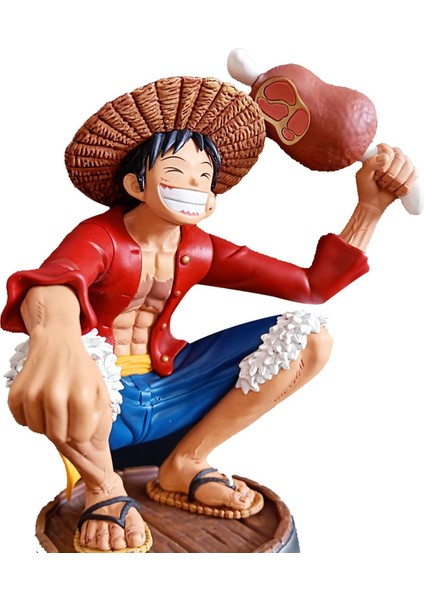 One Piece Monkey D. Luffy Anime Figür 15 cm Dekoratif Koleksiyon Biblo Oyuncak Model Gençlere Hediye fiyatları