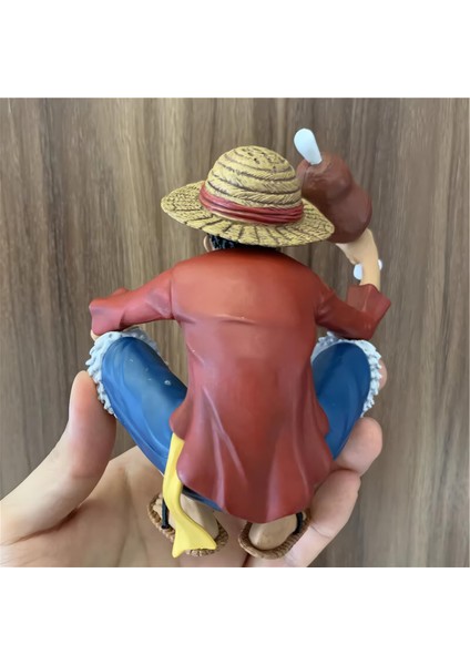 One Piece Monkey D. Luffy Anime Figür 15 cm Dekoratif Koleksiyon Biblo Oyuncak Model Gençlere Hediye indirimleri