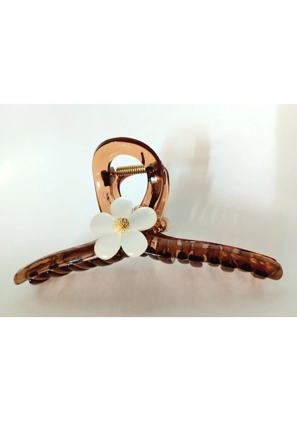 Claire's Çiçekli Mandal Toka (Kahve) fiyatları