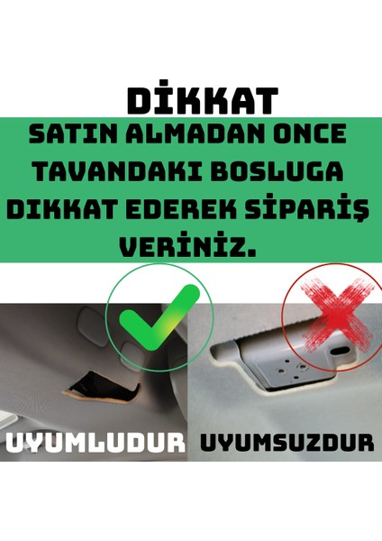 Rifter-Berlingo-Proace City-Doblo-Opel Cam Tavanlı Ara Bölme Demiri Boşluk Kapakları Tavan Kumaşı Kaplı 2 Adet fiyatları