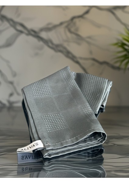 Aliva's Premium Mikrofiber Sihirli Temizlik Bezi- Cam ve Kurulama Bezi 40X60 cm Antrasit Gri Renk fırsatları