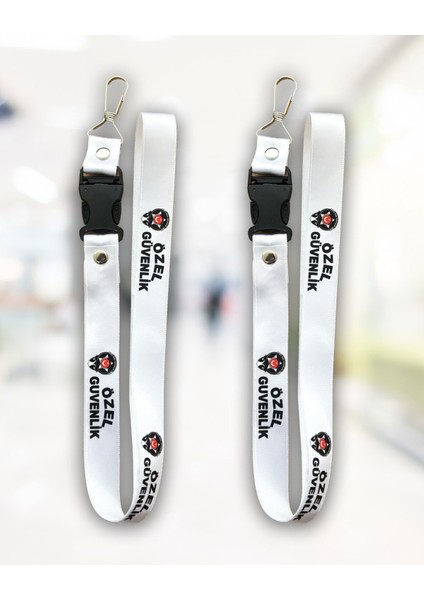 Özel Güvenlik Yaka Kartı Askısı, Güvenlik Kartları Için Yaka Kartı Askısı, 2'li