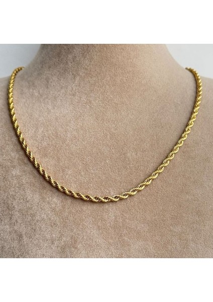 Çelik Burgu Zincir Kolye