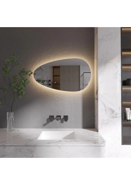 Orion LED Ayna – Asimetrik Organik Formlu Modern Ayna fiyatları