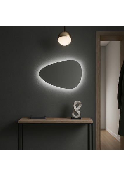 Orion LED Ayna – Asimetrik Organik Formlu Modern Ayna modelleri