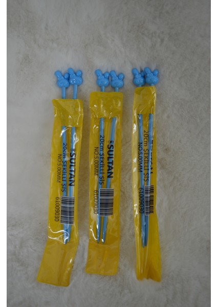 Şekilli Şiş (20 Cm) – 5 No – 3 Adet