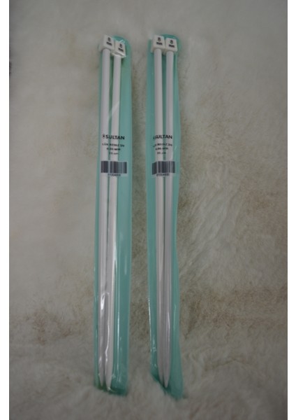 Lüx Beyaz Şiş (35 Cm) – 8 No 2 Adet