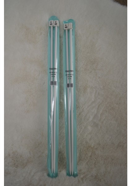 Lüx Beyaz Şiş (35 Cm) – 5 No 2 Adet