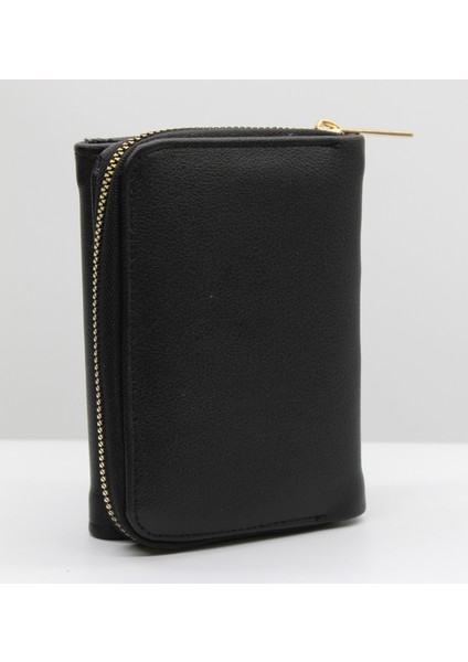 Siyah Bozuk Para Gözlü Bol Kartlıklı Mini Kadın Cüzdanı 004 fırsatları