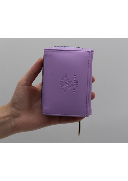 Lila Bozuk Para Gözlü Bol Kartlıklı Mini Kadın Cüzdanı fiyatları