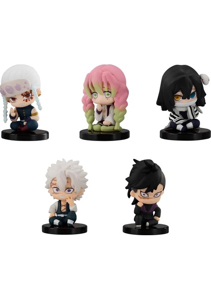 Demon Slayer Iblis Avcıları Iblis Keser 5’li Anime Figür Koleksiyon Oyuncak Seti Tengen Mitsuri 5 cm modelleri