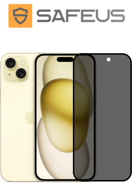 iPhone 15 Tam Kaplayan Hayalet Parmak İzi Bırakmayan Safir Ekran Koruyucu Cam