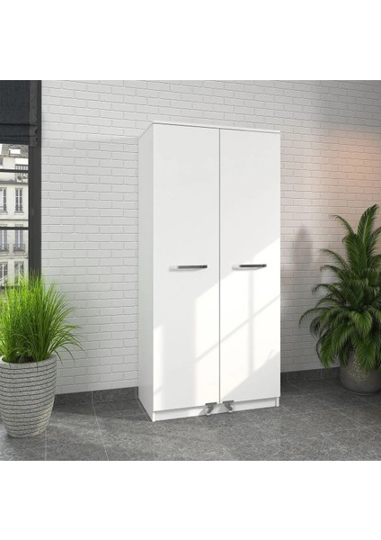 165 Derece Açılabilir 2 Kapaklı, 6 Çekmeceli, Kavanoz Raflı Kiler ve Erzak Mutfak Dolabı fırsatları