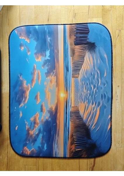 55X45 cm Deniz Manzarası Kaydırmaz Taban Speed Yüzey Oyuncu Mouse Pad Gaming Pad fırsatları