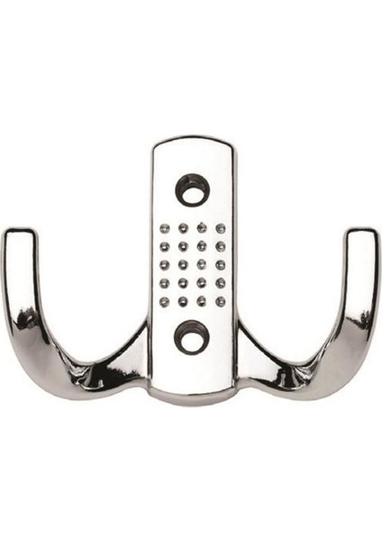 Krom Kaplama Noktalı Vestiyer Askısı 2 Li