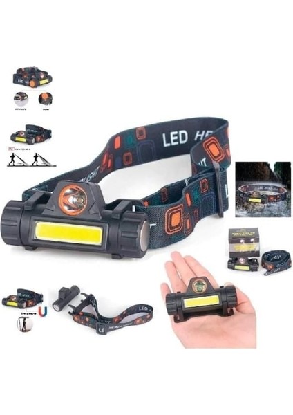 High Power Kafa Lambası Su Geçirmez Şarjlı fiyatları