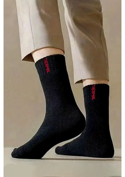 Find Band Erkek Termal Çorap – Kışlık, Kalın, Sıcak Tutan, Dikişsiz, Siyah fiyatları