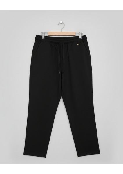 Eşofman Altı Battal Beden Pamuklu Düz Paça Rahat Kalıp Erkek