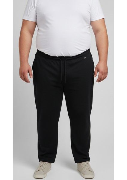 Eşofman Altı Battal Beden Pamuklu Düz Paça Rahat Kalıp Erkek fırsatları