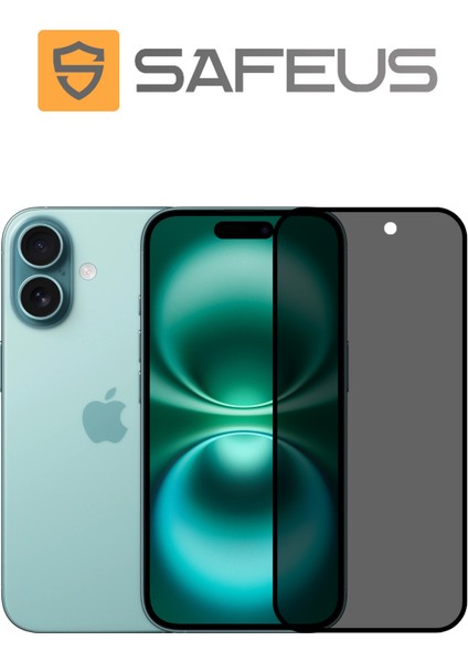 iPhone 16 Tam Kaplayan Hayalet Parmak İzi Bırakmayan Safir Ekran Koruyucu Cam