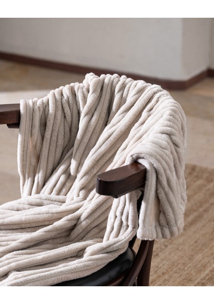 Corbeau Welsoft Düz Tv Battaniye - Bej fırsatları