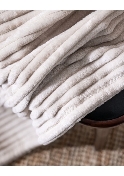 Corbeau Welsoft Düz Tv Battaniye - Bej indirimleri