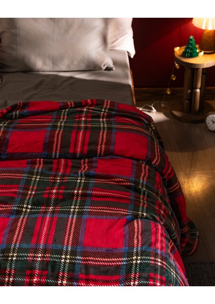 Clorel Çift Kişilik Welsoft Baskılı Battaniye - Kırmızı modelleri